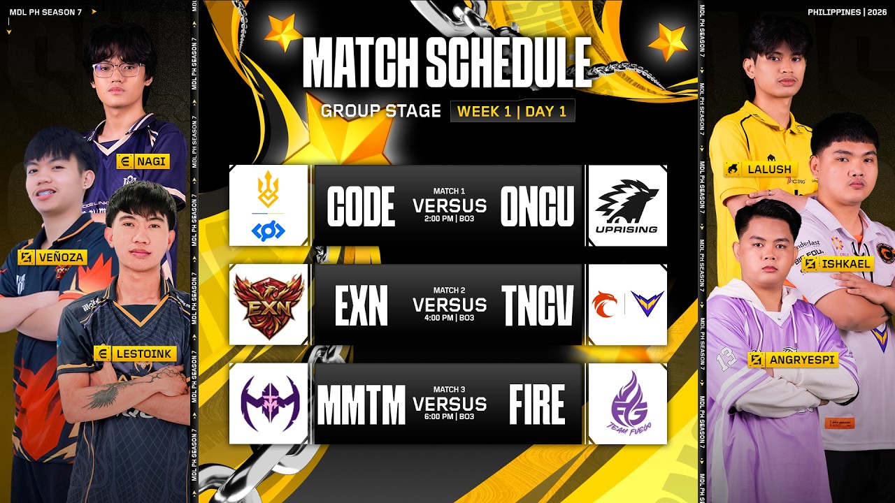 🔴 LIVE | MDL PH S7 | FILIPINO - Week 1 Day 1