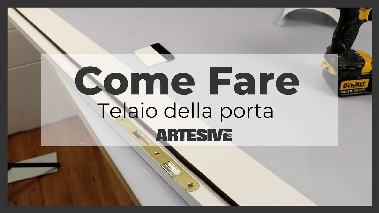Come rinnovare il Telaio della Porta con la pellicola adesiva