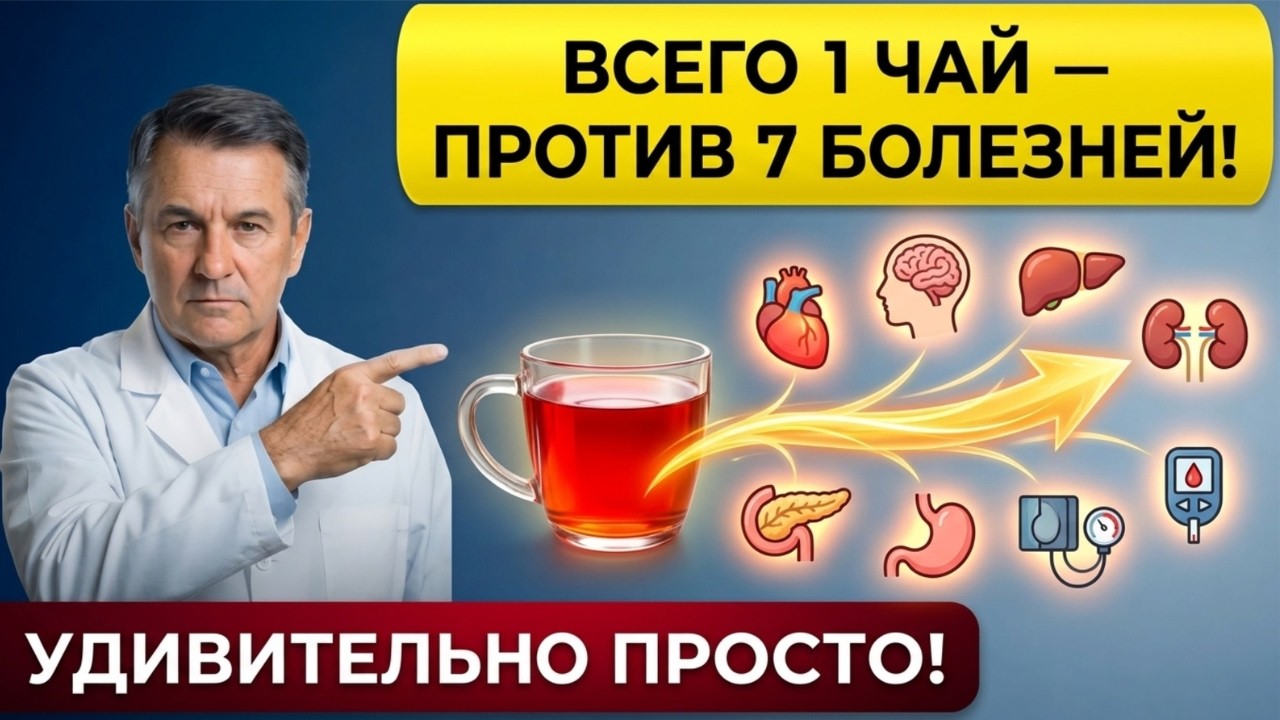 эликсир ДОЛГОЛЕТИЯ? Как обычный Чай ОМОЛОДИТ Вас за 30 Дней