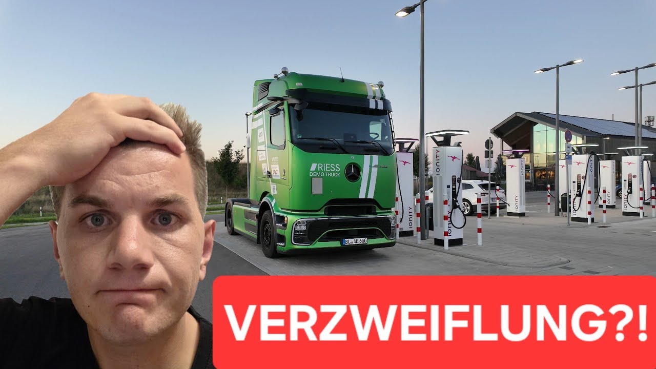 Verzweiflung auf elektrischer Jungfernfahrt?! - eActros Tag 1