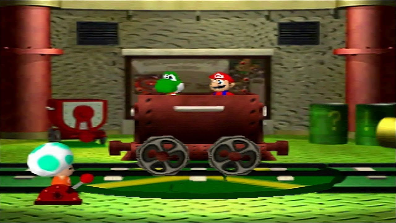 Mario Party 2 (N64) Minigame Coaster Normal Difficulty