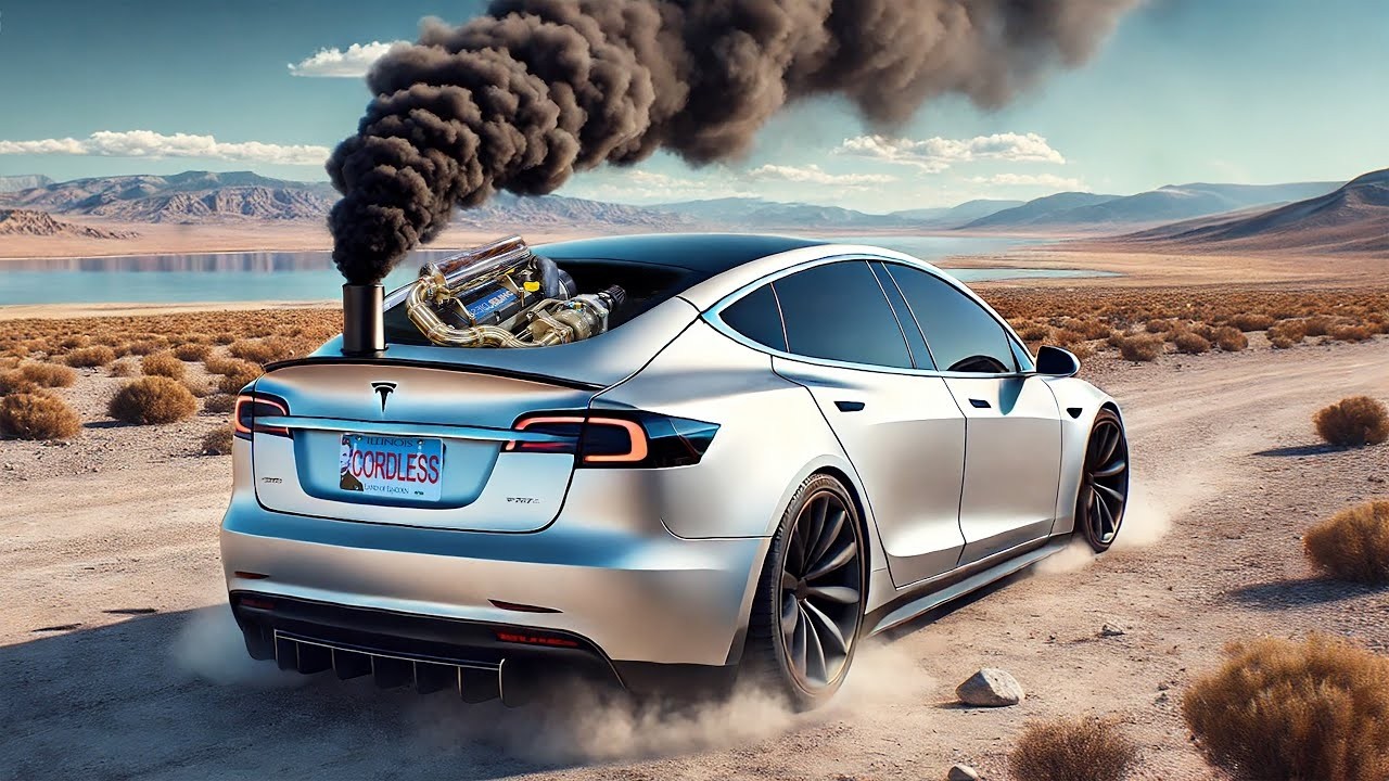 AFSLØRING - TESLAS LADE-STANDERE KØRER PÅ DIESEL!