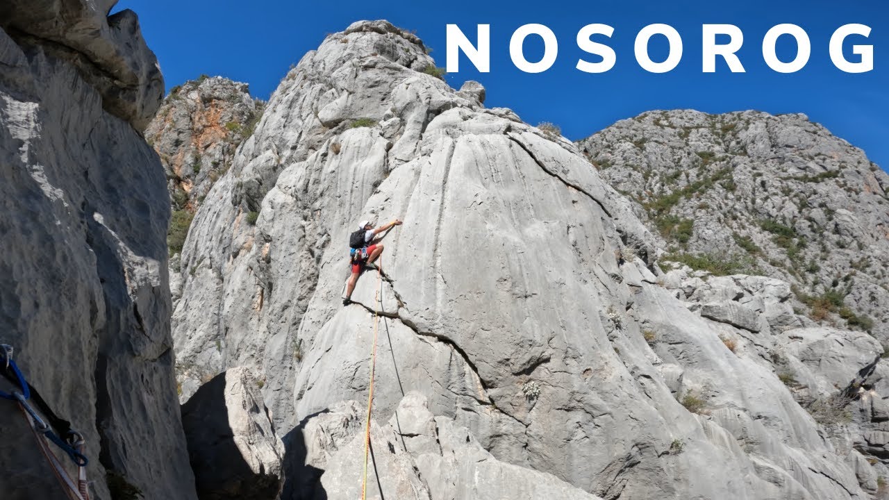 Nosorog 4c Paklenica Kukovi ispod Vlake Climbing Croatia