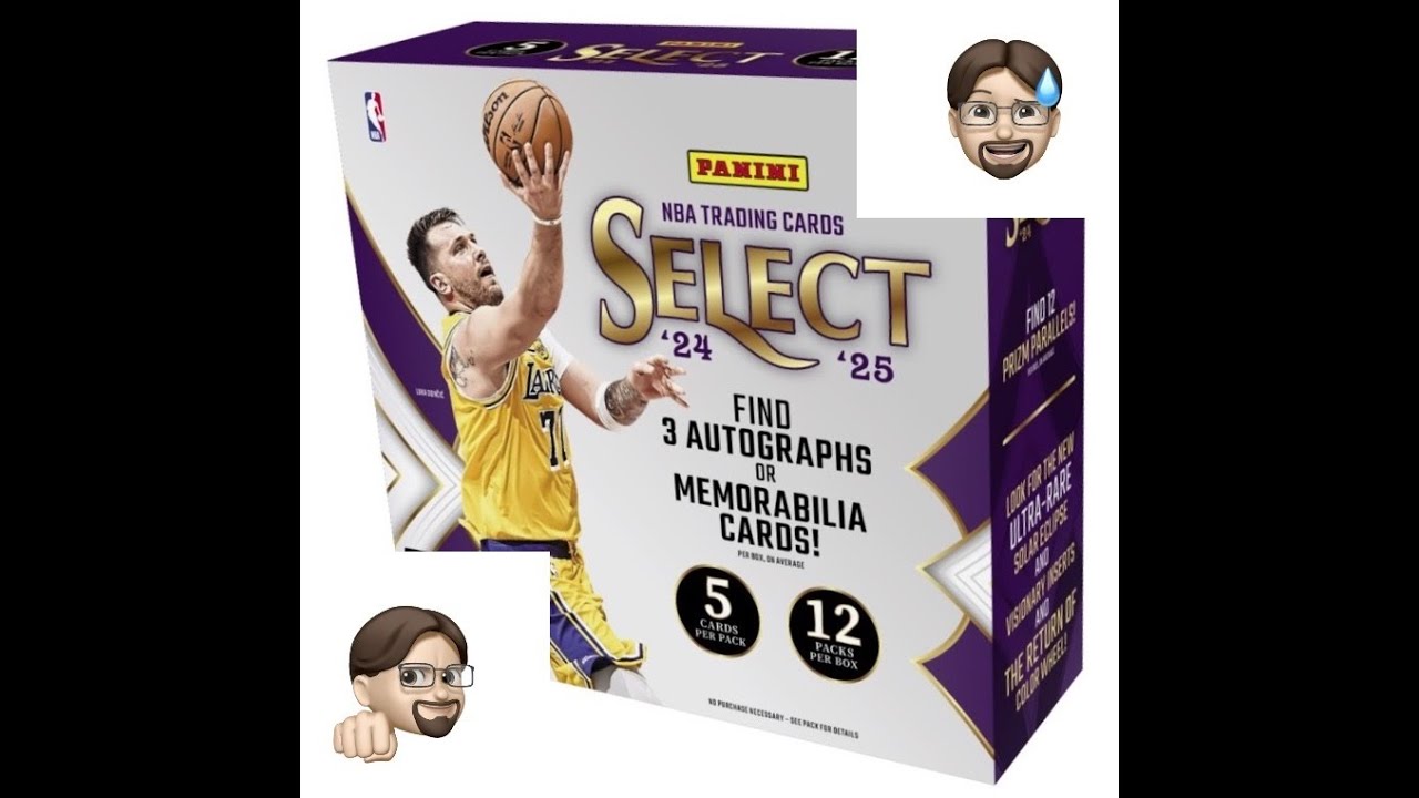 Break / ouverture 1 box / boite 2024-25 Panini SELECT Basketball box !!! Rookie Numbered /20 !!!