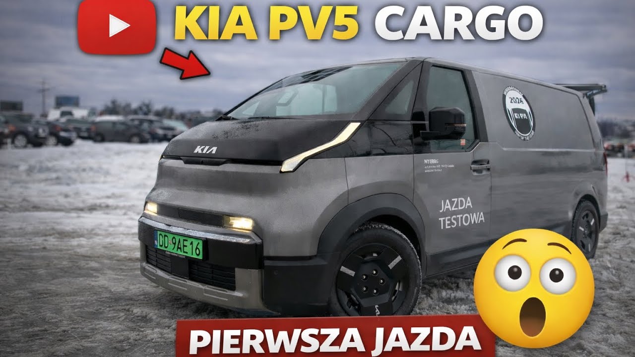 2026 Kia PV5 CARGO [71.2kWh / 163KM / zasięg WLTP 416km] PIERWSZA JAZDA TESTOWA + Prezentacja 4K
