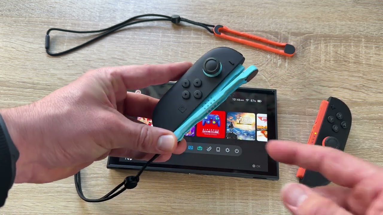 How to install and use your Joy-Con straps and mouse control Nintendo Switch 2 DIY