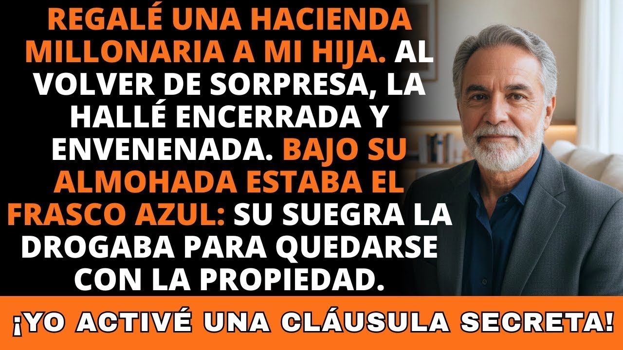 Regalé Una Hacienda Millonaria A Mi Hija… Al Volver De Sorpresa Hallé Un Secreto Bajo Su Almohada.