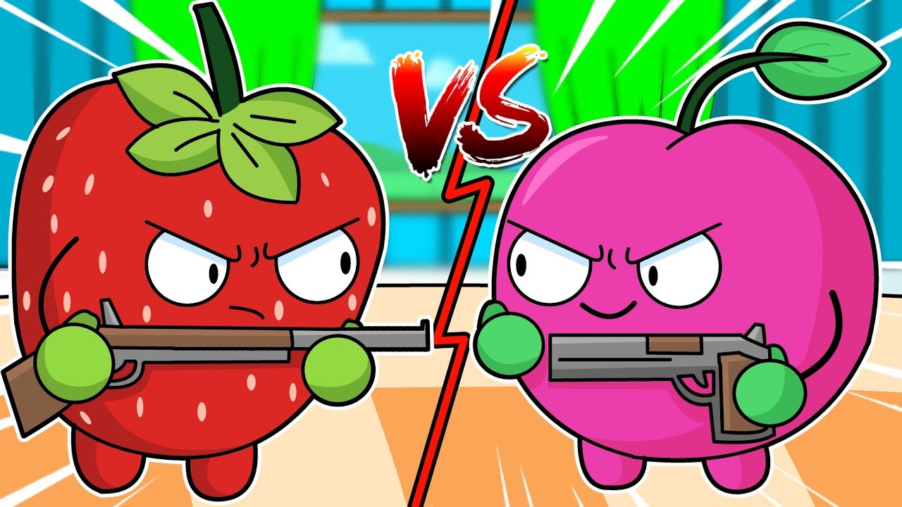 BATALLA DE COMIDA 😂 [🍓 🆚 🍒] - Con Cerso y TinenQa