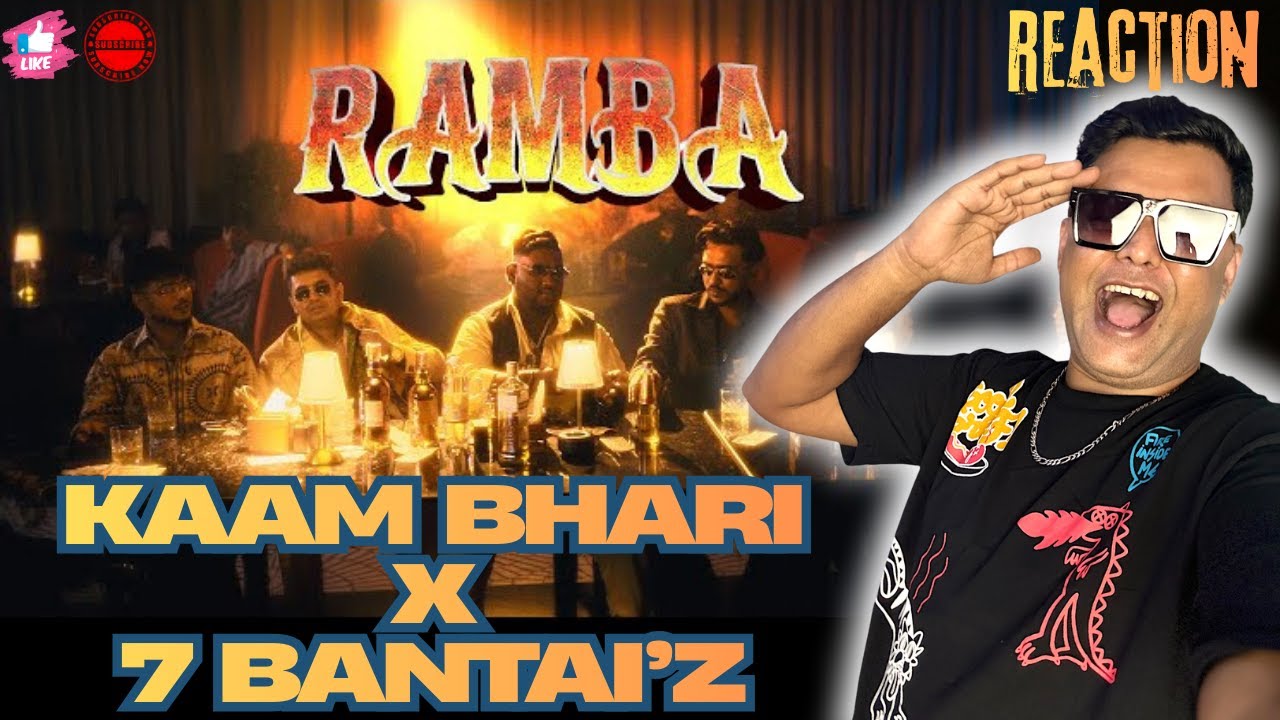 Ramba - 7 Bantai'Z, ‪@KaamBhaari‬ | Azadi Records (Reaction Video) | Wazir Reactions