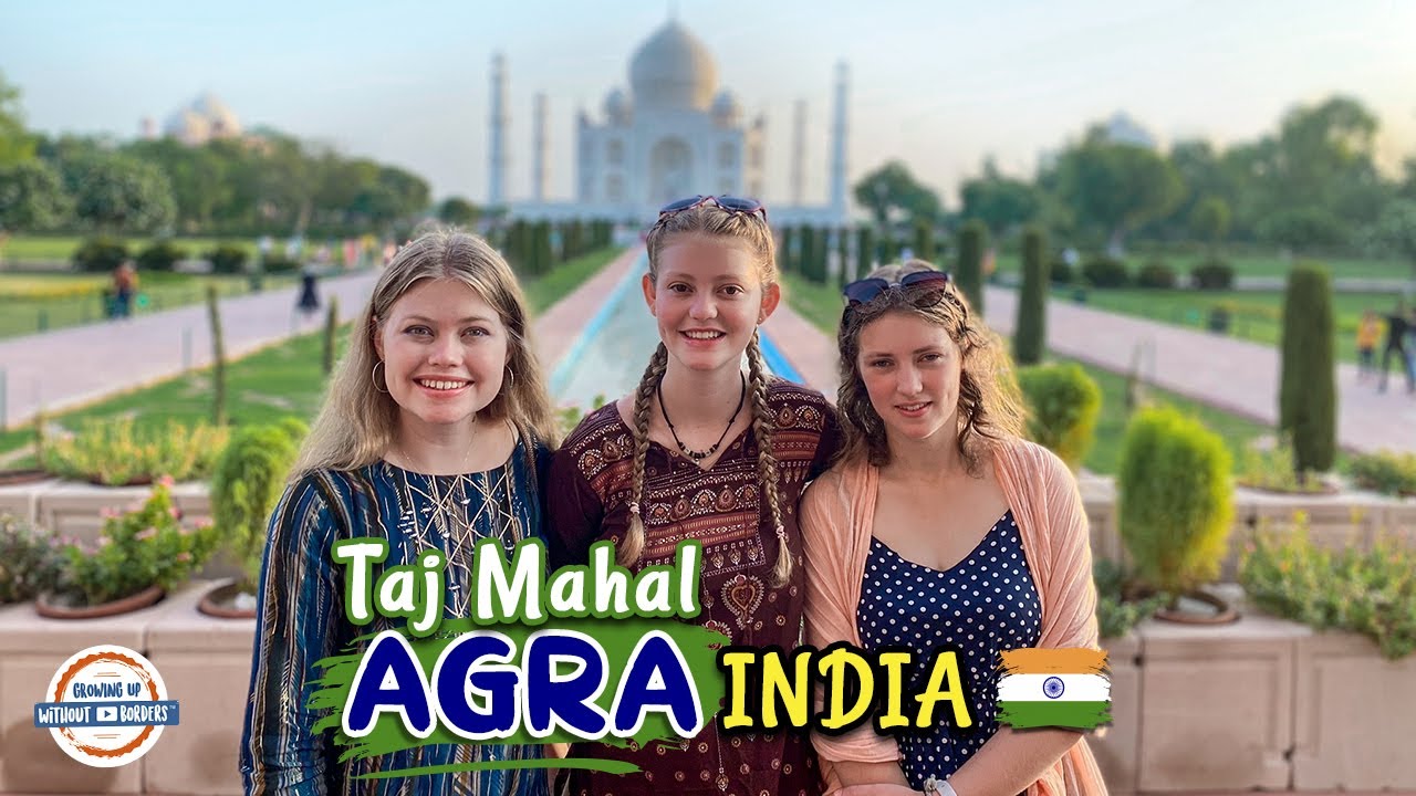 TAJ MAHAL INDIA!!! 🇮🇳❤️ Discovering the Magic & Beauty of Agra India | 197 Countries, 3 Kids