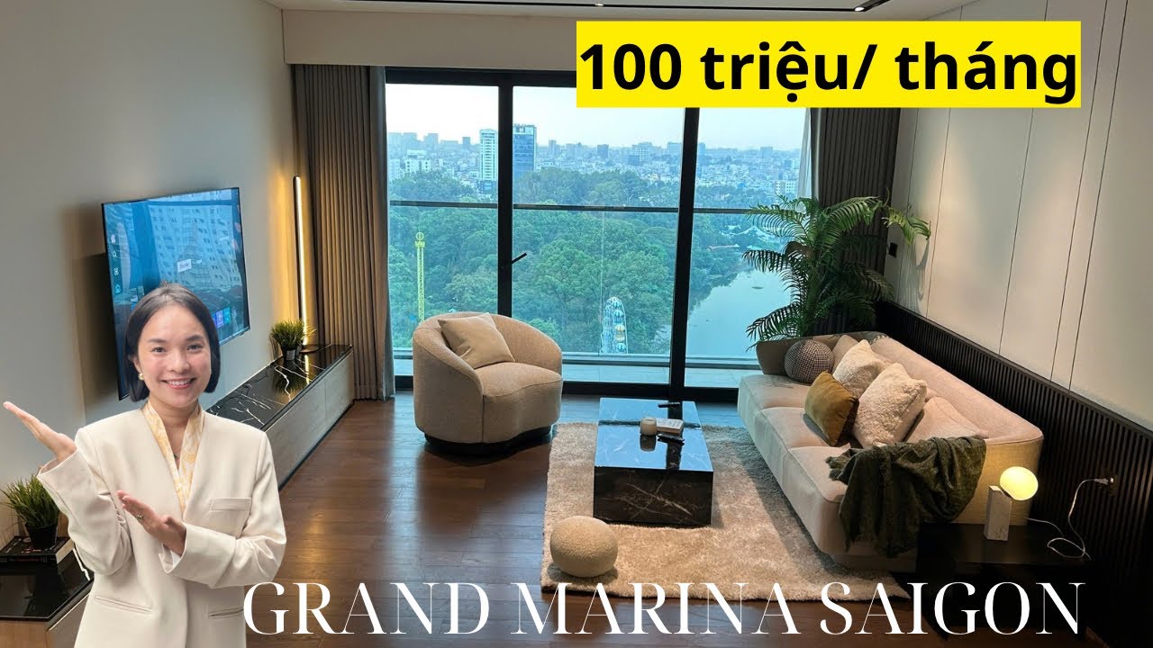 Cho thuê căn hộ GRAND MARINA SAIGON 2PN 106m2 giá 100 triệu/ tháng