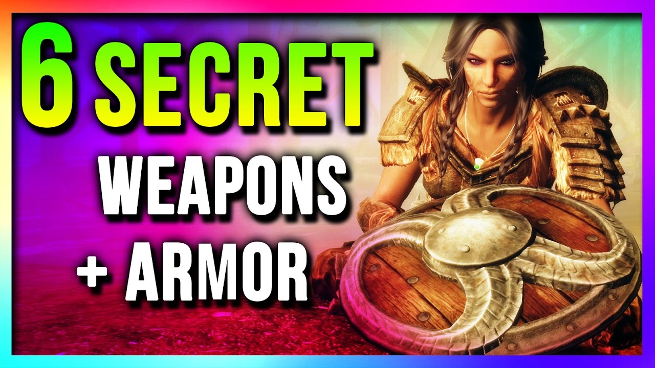 Skyrim 6 SECRET Unique Weapons & Armor Locations (Best EASY To Get Special Edition)
