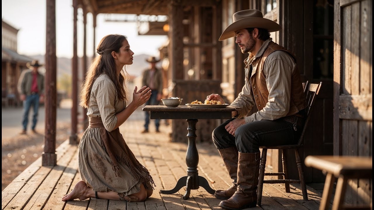 “She Asked for Leftovers… But the Lonely Rancher Saw a Miracle in Her Eyes”