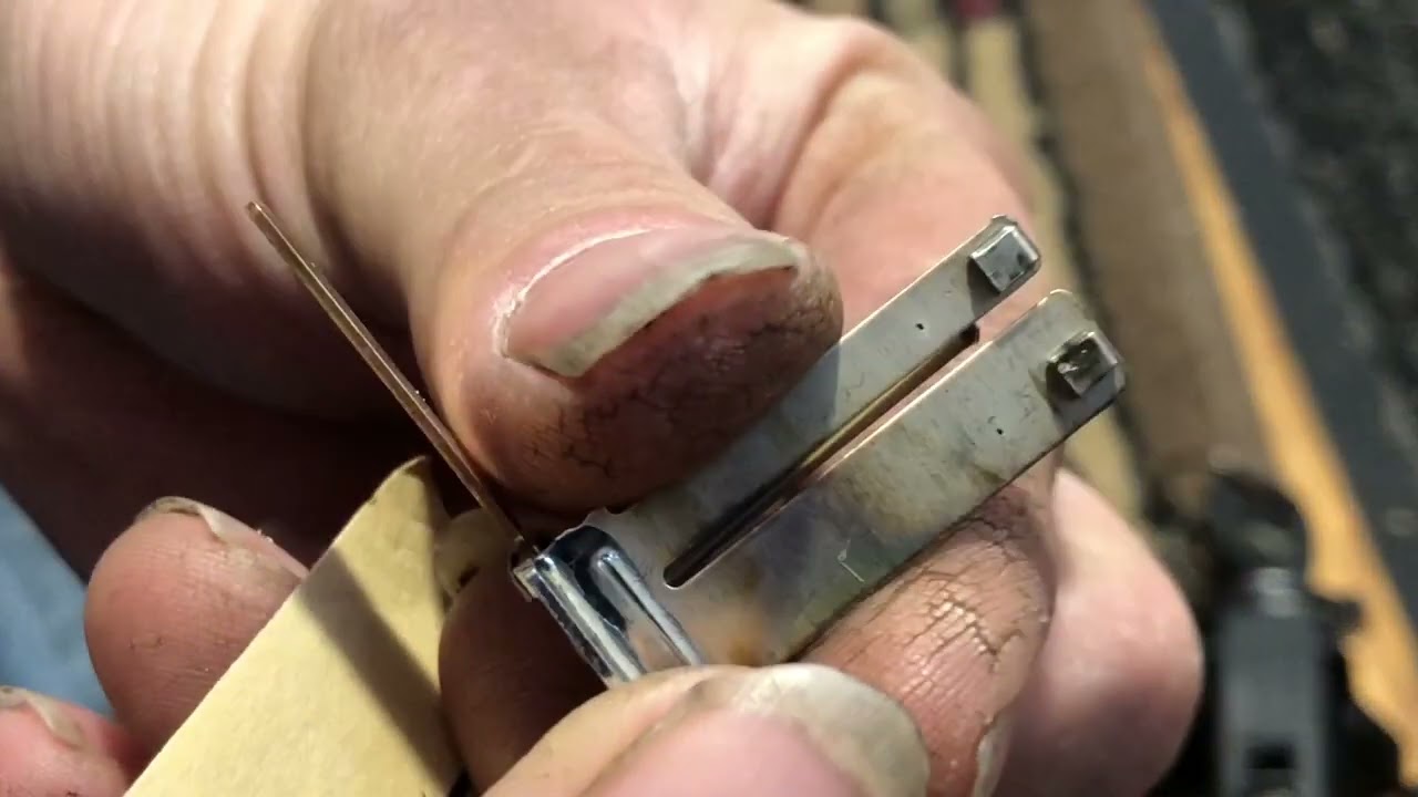 2003 C5 Corvette Ignition switch disassemble and cleaning of contacts