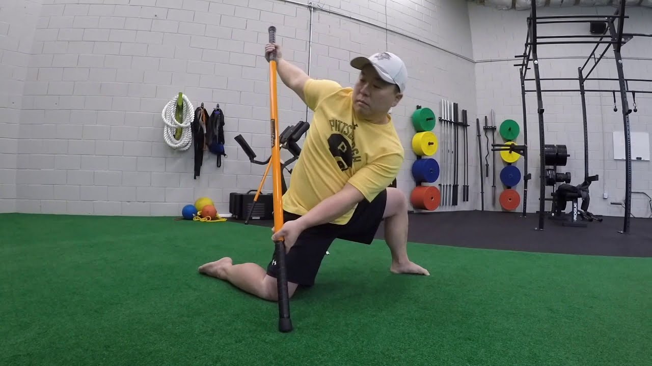 Hip and Groin Opener Mobility Flow - Stick Mobility Exercise