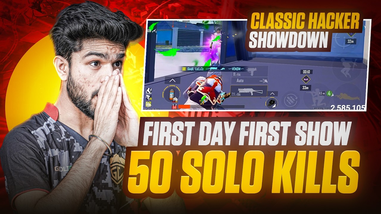 50 SOLO FINISHES IN 4.3 UPDATE | FIRST DAY FIRST SHOW | BGMI HIGHLIGHT