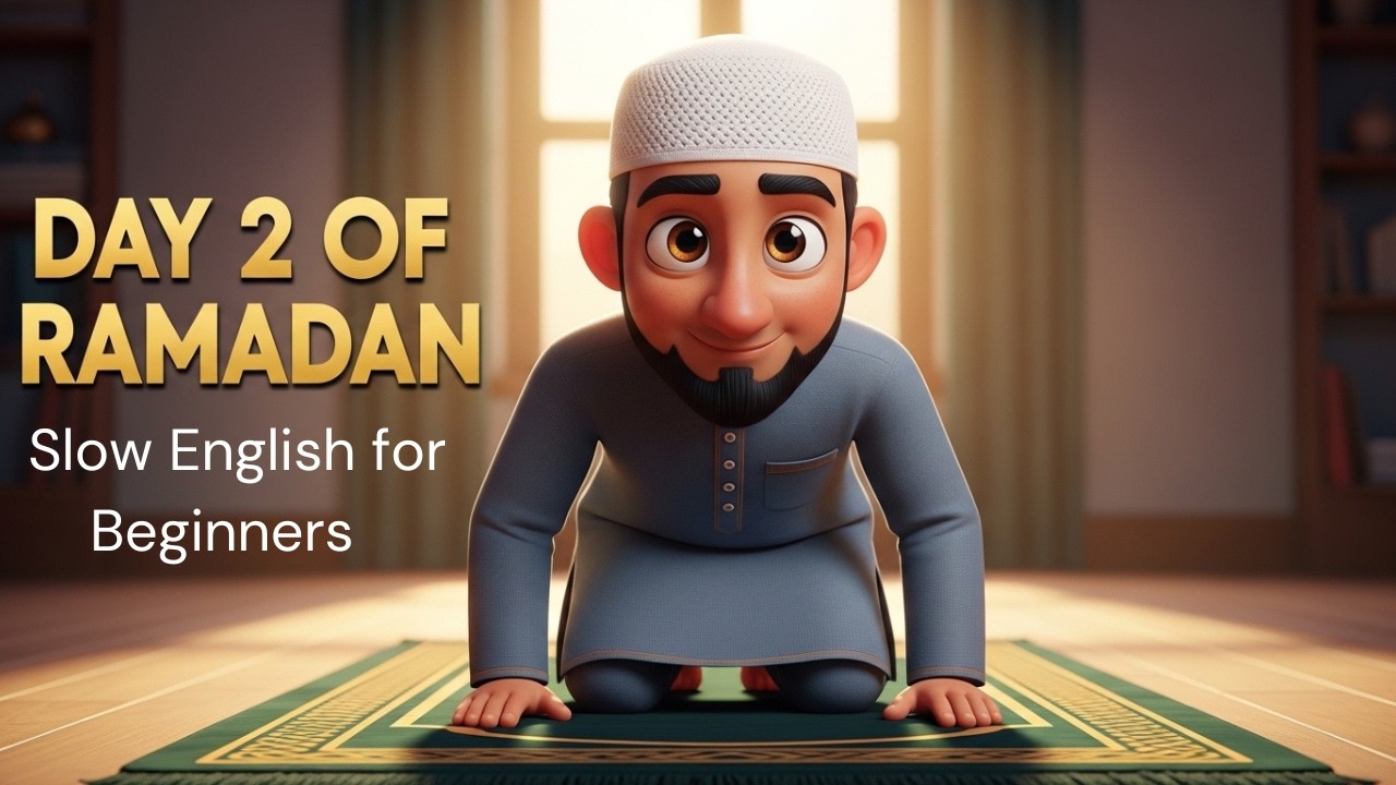 Inside a Muslim's Ramadan Day 🌙 | Suhoor, Work, Iftar & Tarawih | slow English for beginners