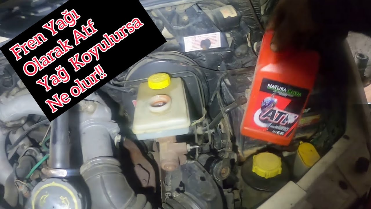 Ford Transit Fren Yağı yerine Atf Koymuşlar / Dot Hidrolik Yağ Özelliği Nedir Başka Yağ Koyulur mu?