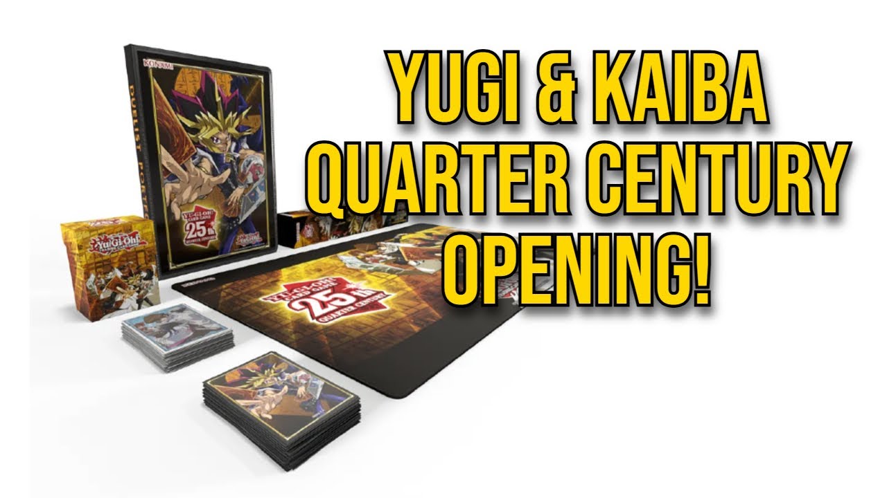 Yu-Gi-Oh! 25th Anniversary Yugi & Kaiba Accessories Unboxing & Review: Quarter Century Opening!