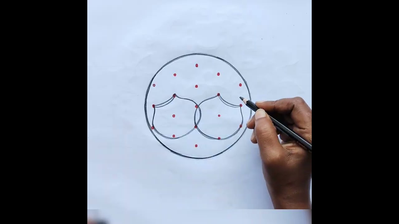 🌺🌺அருமையான பொங்கல் பண்டிகை கோலம் 🌺Pongal rangoli 🌺 creativity 👍🌺 just 5 dots 🌺 simple pulli rangoli🌺