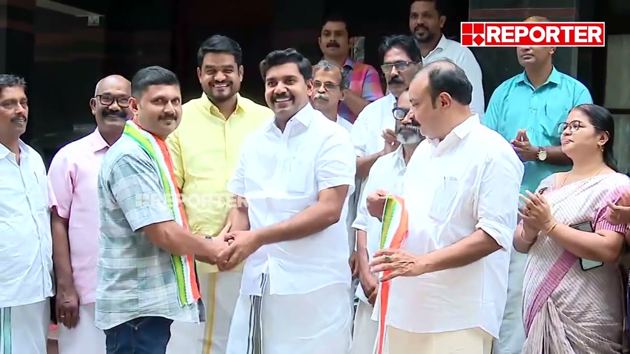 മലപ്പുറം തിരൂർ ഏഴൂരിൽ മറ്റ് പാർട്ടികളിൽ നിന്നും കോണ്‍ഗ്രസിലേക്ക് വന്നവർക്ക് സ്വീകരണം നൽകി