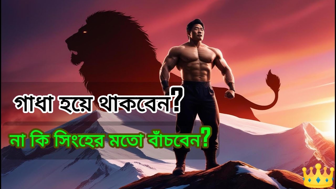 গাধা হয়ে থাকবেন, নাকি সিংহের মতো বাঁচবেন? | Bangla Motivational Speech |  Thought Space motivation