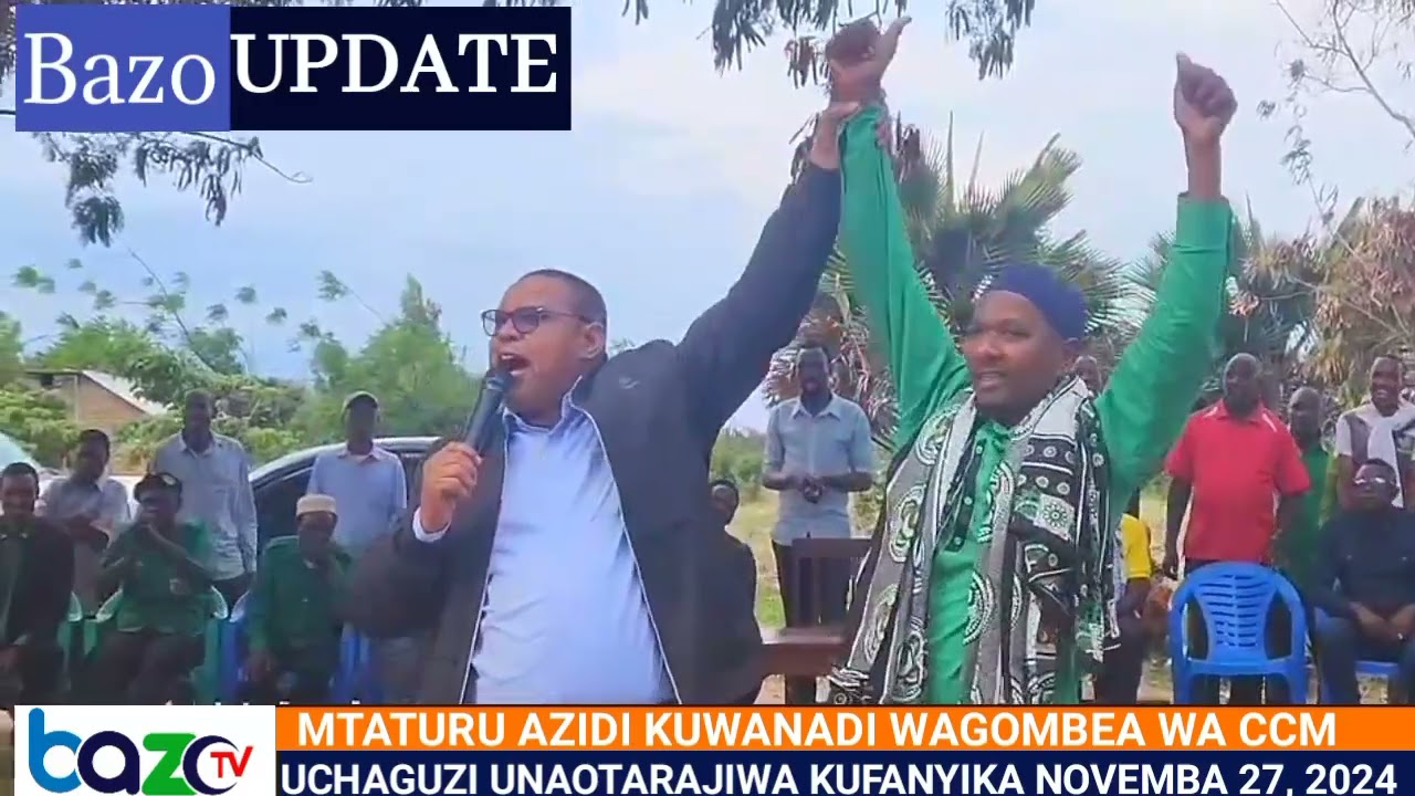 MTATURU AZIDI KUWANADI WAGOMBEA WA CCM SINGIDA MASHARIKI.