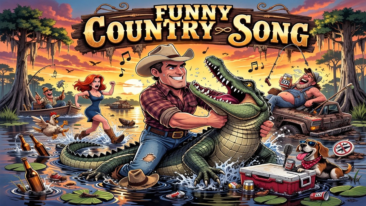 I'd Rather Wrestle a Gator Than Date Her Again - Funny Country Song