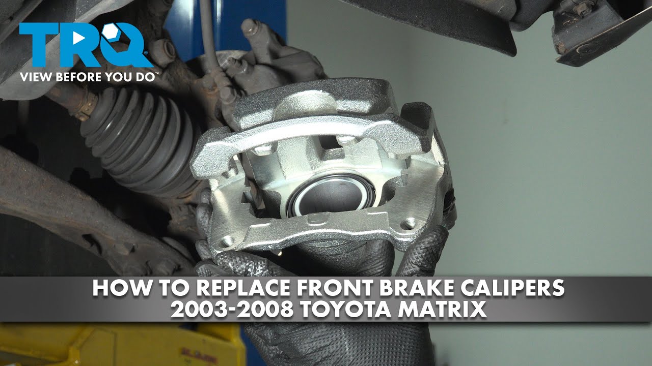 How to Replace Front Brake Calipers 2003-2008 Toyota Matrix