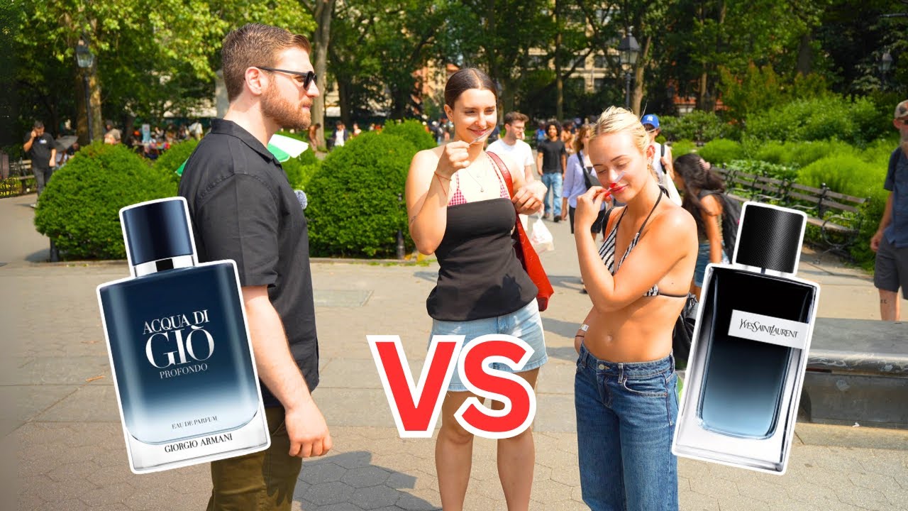 YSL Y Eau De Parfum Vs Acqua Di Gio Profondo Eau De Parfum (Fragrance Battle Womens Reactions)