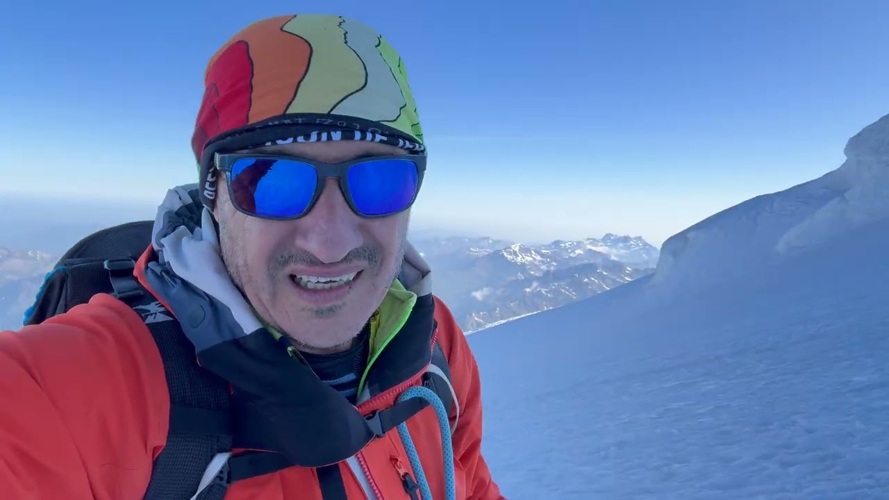 MONT BLANC DESDE TETE ROUGE. 4808M. ALPES 2025.