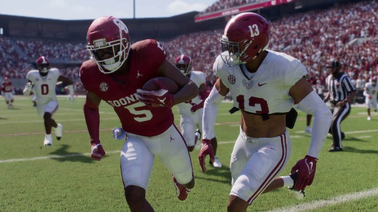 College Football 25 Gameplay - Alabama vs Oklahoma - Full Game (PS5)