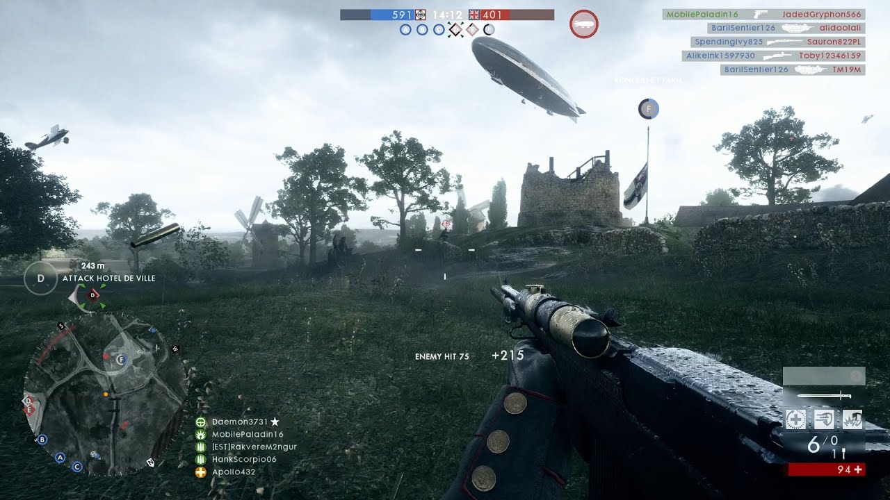 Battlefield 1: Conquest Gameplay (No Commentary)