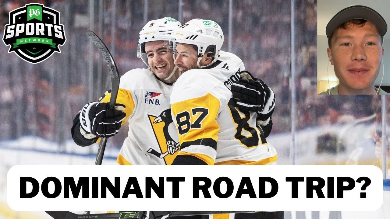 Penguins proving they're for real on Western road trip? Dominating on both sides of the ice?