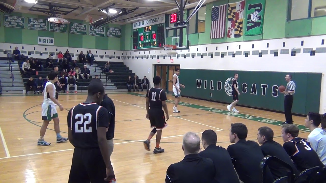 Rockville Rams vs. Walter Johnson Wildcats Varsity Boys' Basketball--February 12, 2019