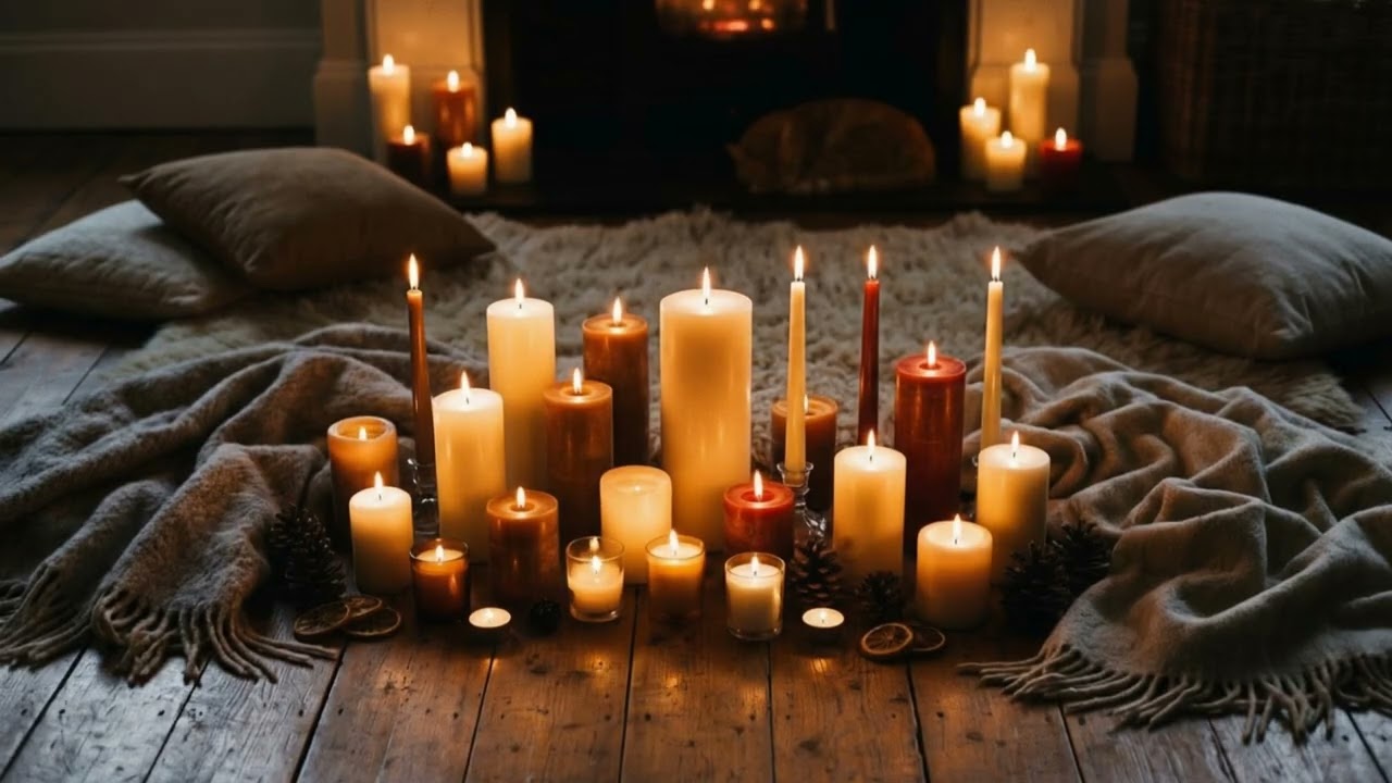Relaxing Lofi Music | Candlelight Ambience for Sleep & Stress Relief