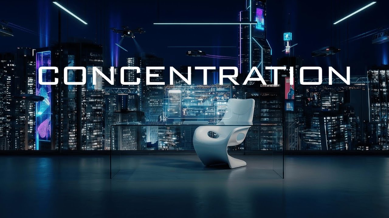 Maximize Your Output — Futuristic Concentration Music for Study & Work