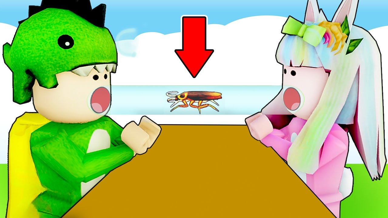 바퀴벌레를 먹어요!! [로블록스] 도리수니