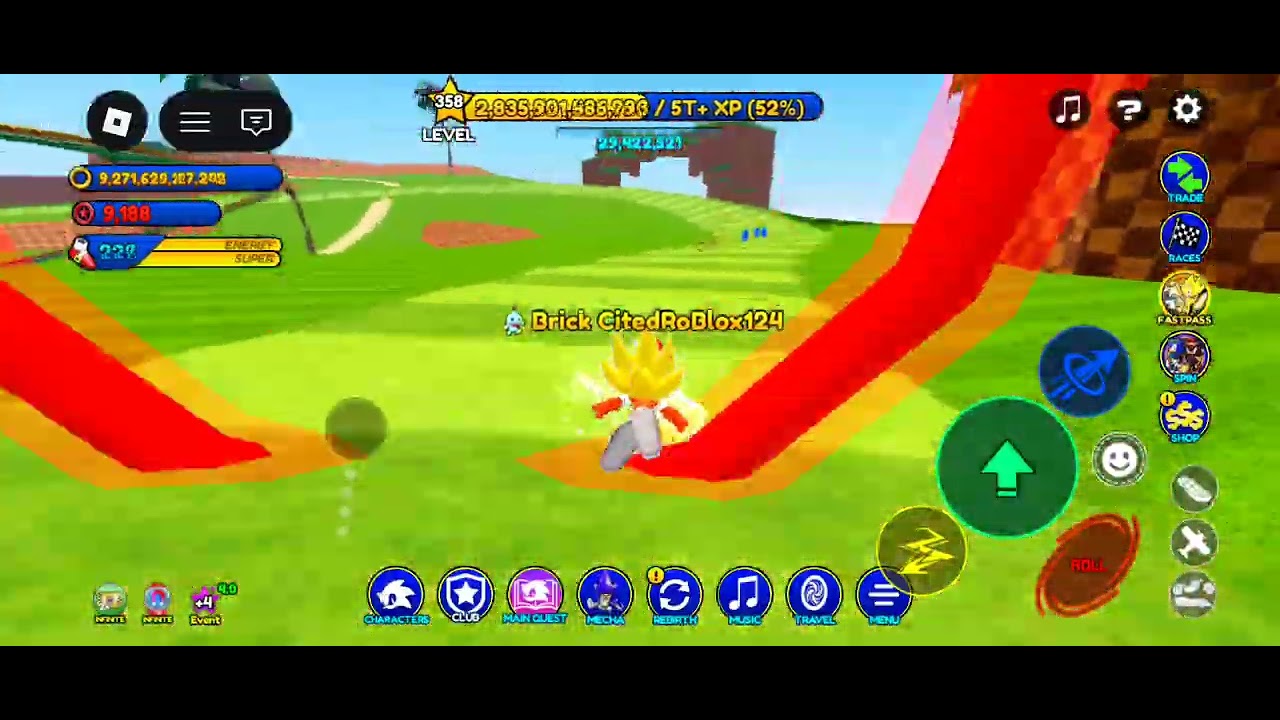 Trying to get Mecha Sonic in Sonic Speed simulator
