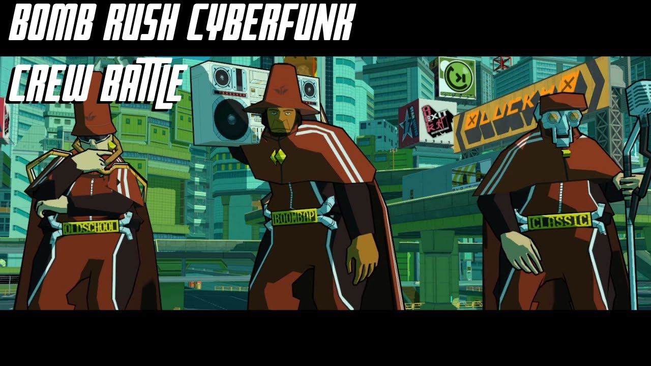 Bomb Rush Cyberfunk - Crew Battle vs. Eclipse (PC Gameplay)