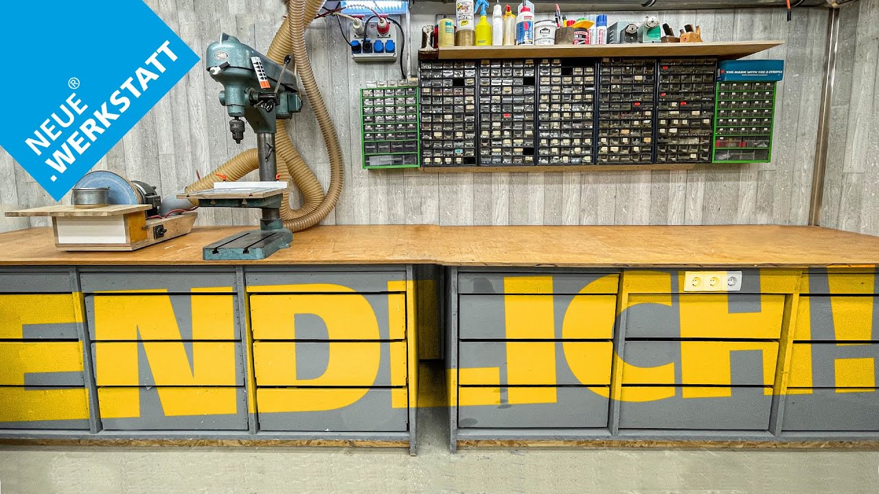 NEUE WERKSTATT (!) - Das war &Uuml;BERF&Auml;LLIG! Holzwerkstatt einrichten + W&auml;nde verkleiden