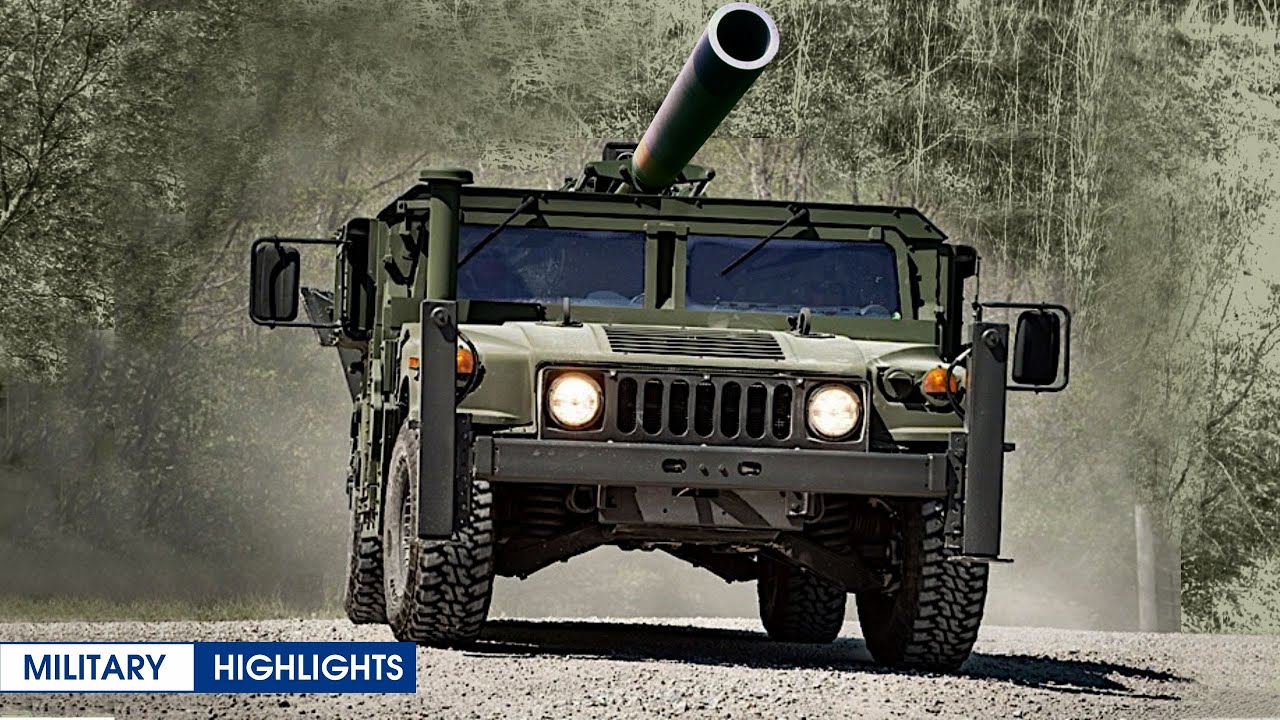 Насколько мощна 105-мм гаубица Humvee 2 CT Hawkeye?