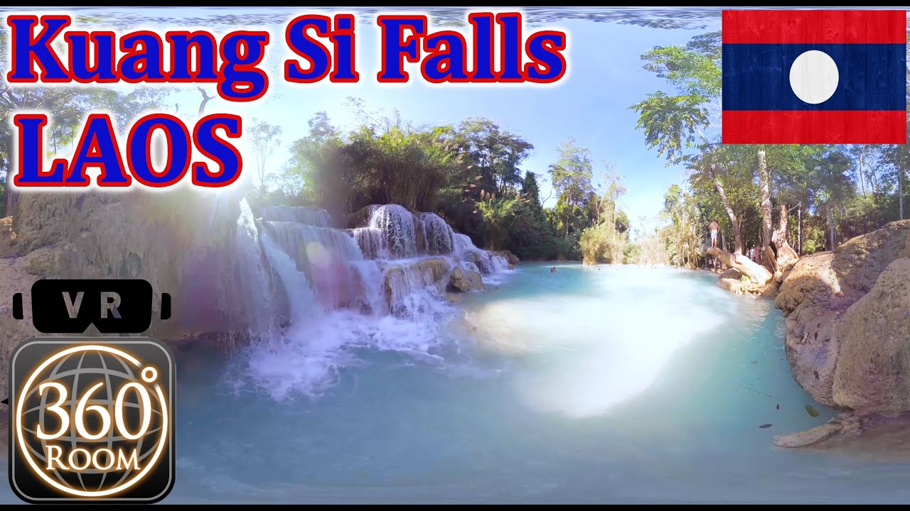 【VR】Kuang Si Falls 360-degree Camera  Video
