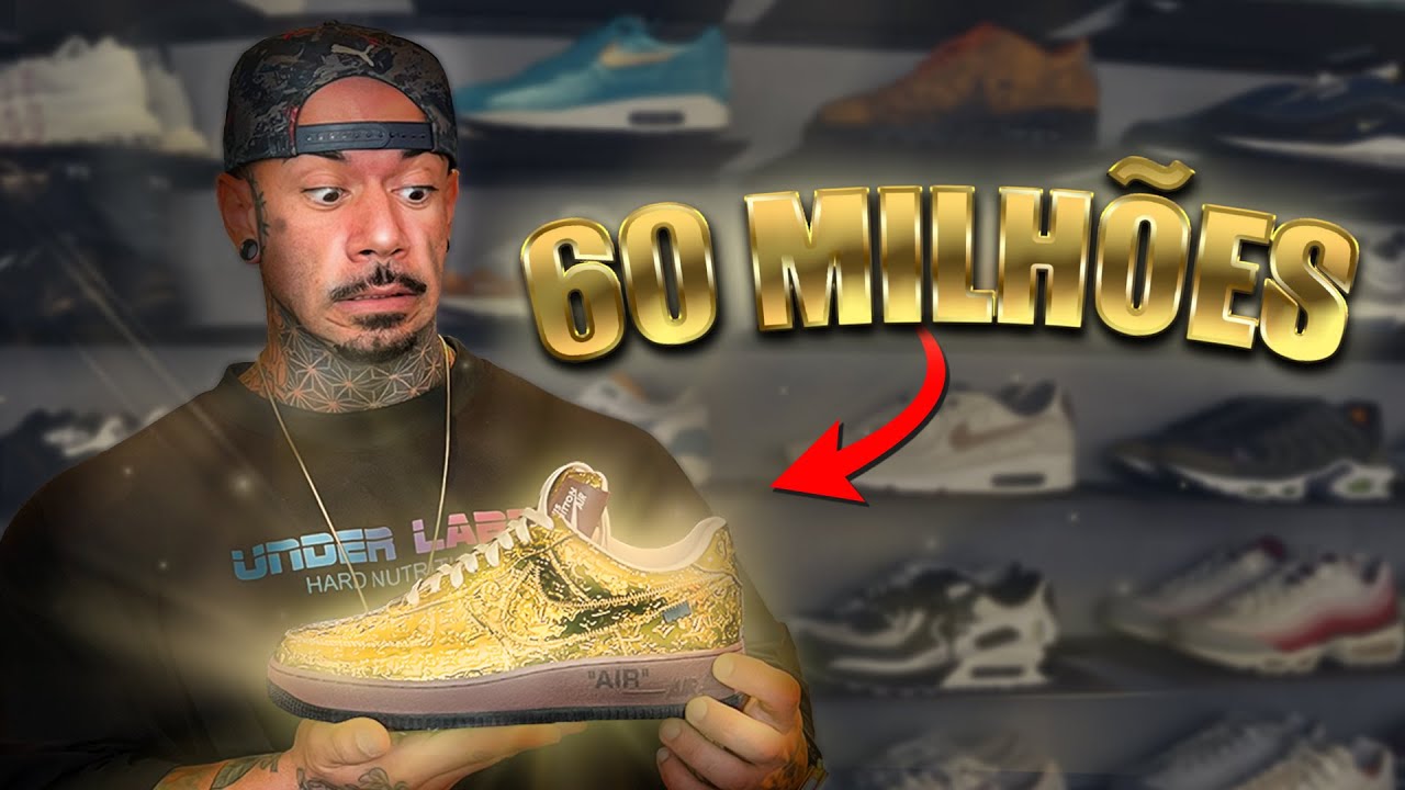 A MAIOR COLEÇÃO DE TÊNIS DO BRASIL (+ de 60 Milhões em Sneakers)