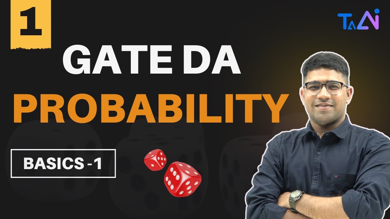 Probability Basics - 1 | GATE DA | Manoj Sir - TAAI
