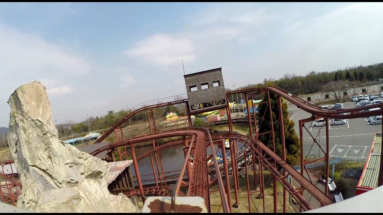 Hill Billy Coaster Texas Bronco Roller Coaster POV Toy Kingdom Hyogo Japan