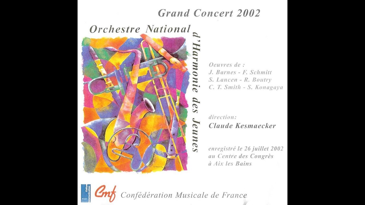 Danse folatre - Claude T. Smith - Orchestre National d'Harmonie des Jeunes 2002 - Claude Kesmaecker