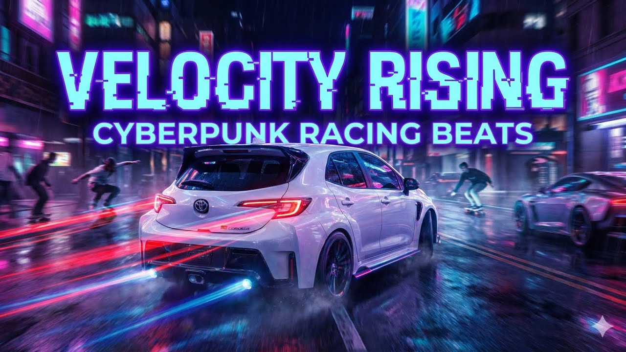 🏎️ VELOCITY RISING | Aggressive Dark Synthwave & Phonk Racing Music (Night Drive)
