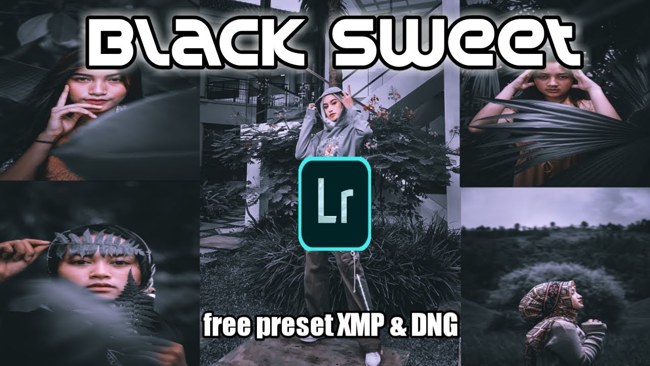 Tutorial Edit Foto Black Sweet Ala Selebgram || Lightroom Mobile || Free Preset