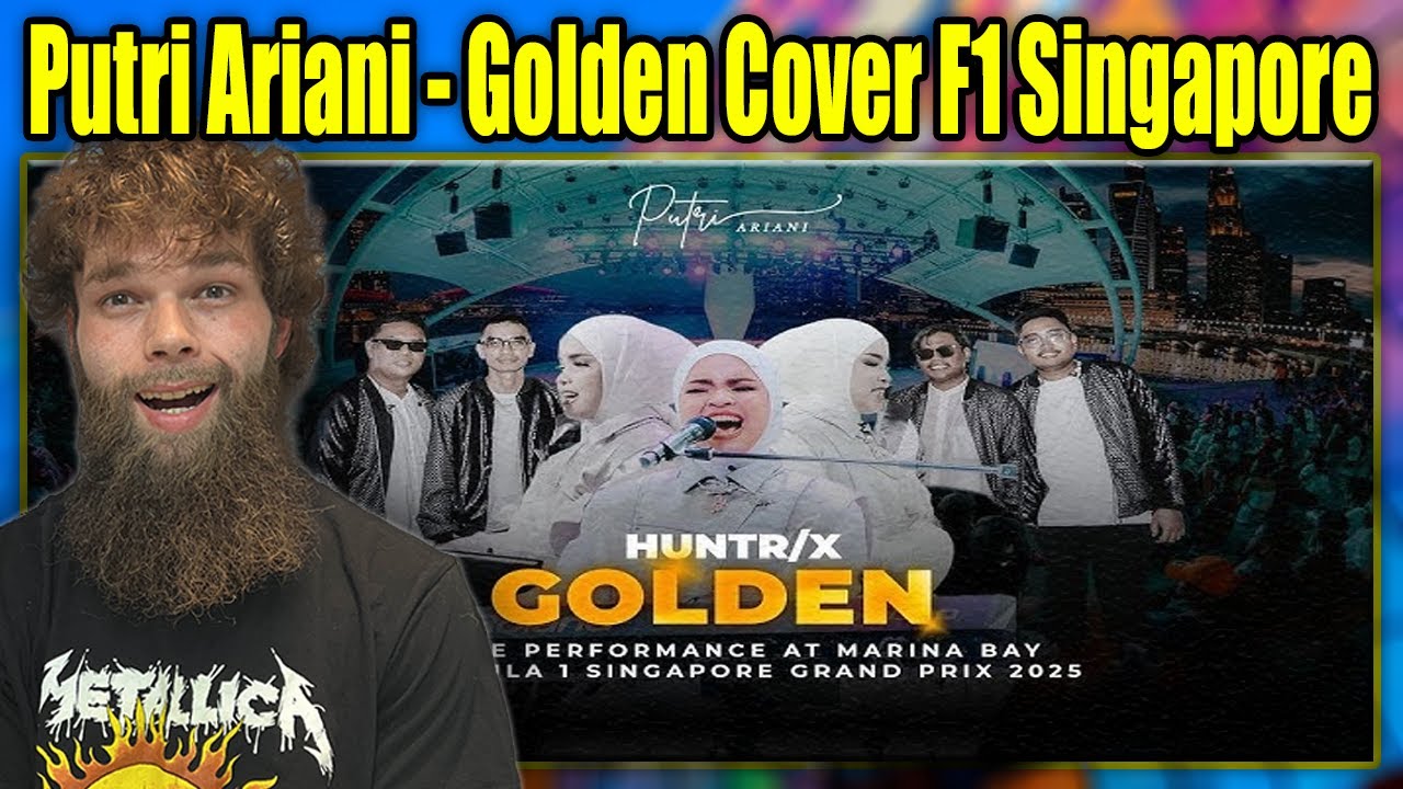 FIRST REACTION TO: Putri Ariani - Golden Cover F1 Singapore